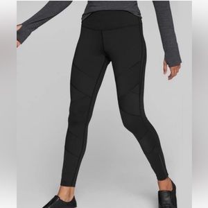 Athleta Moto legging with ankle zip